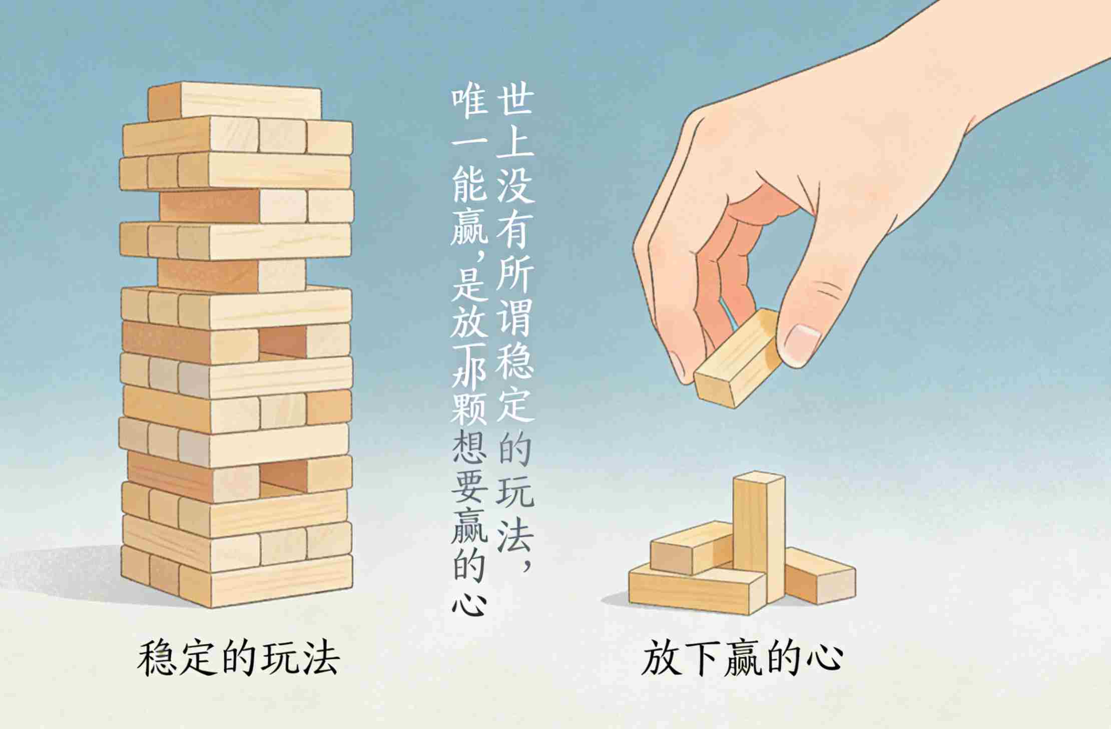 世上没有所谓稳定的玩法，唯一能赢的，是放下那颗想要赢的心。